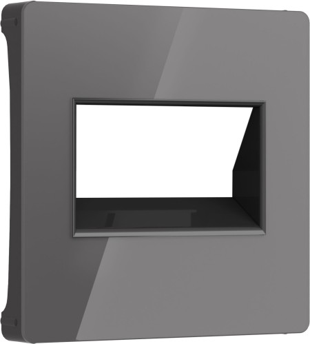 Накладка на механизм Встраиваемые механизмы графит акриловые W1191144