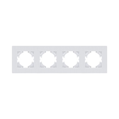 Рамка 4-постовая, белый Kollinger Eleganz Plex EP4WH