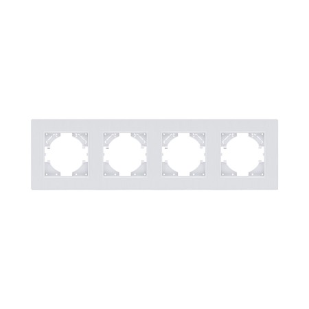 Рамка 4-постовая, белый Kollinger Eleganz Plex EP4WH