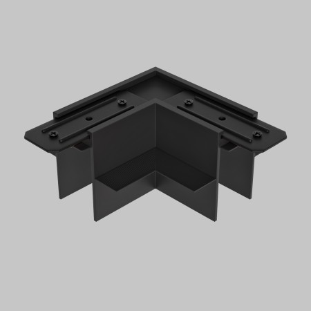 L - соединитель для встраиваемого шинопровода под ГКЛ 12 мм трековой системы SMART LINE, Черный IL.0050.2002-BK