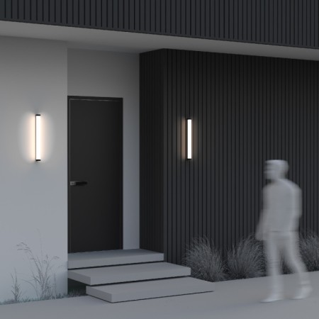 Настенный светильник уличный Rounge O482WL-L16B3K