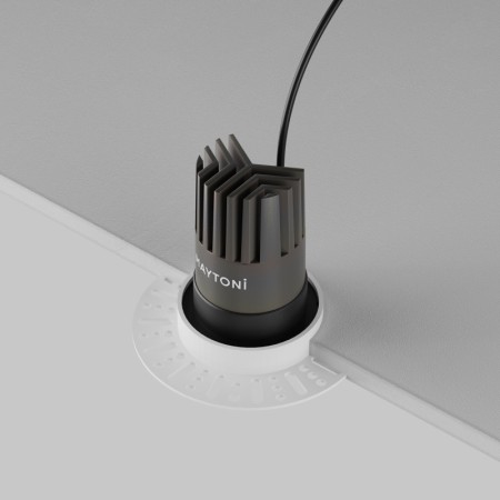 Встраиваемый светильник Maytoni Technical DL124-10W-3K-TRS-B