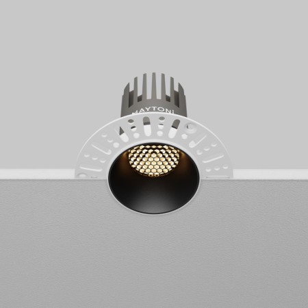 Встраиваемый светильник Maytoni Technical DL124-10W-3K-TRS-B