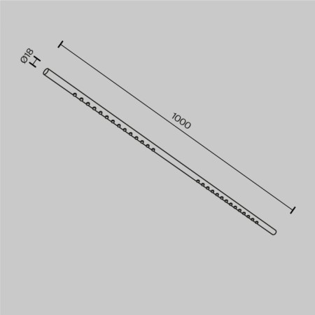 Светильник на шине Maytoni Technical C101CL-L1000-24W3-6K-B