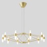 Подвесная люстра Crystal Lux DOROTEA SP10 GOLD