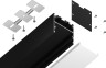 Профиль для светодиодной ленты Illumination GP3050BK