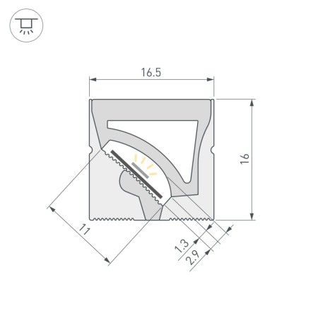 Профиль Arlight 059570