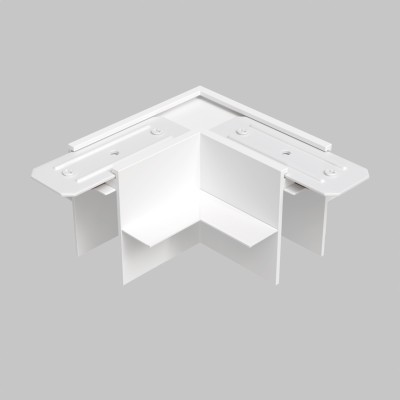 L - соединитель для встраиваемого шинопровода под ГКЛ 12 мм трековой системы SMART LINE, Белый IL.0050.2002-WH