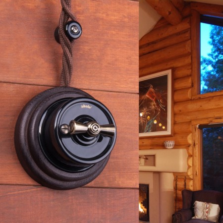 Кабель Ретро кабель коричневый W6452614