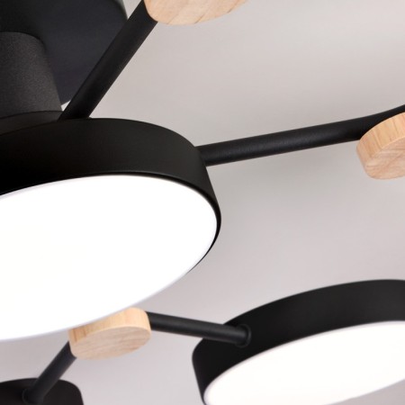 Накладная люстра LED4U L3201-780 BK