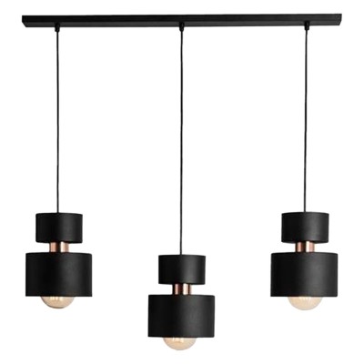 Люстра подвесная Е27 3*60Вт MD.9021-3-P-BK+AB