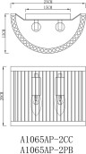 Бра Anetta A1065AP-2CC
