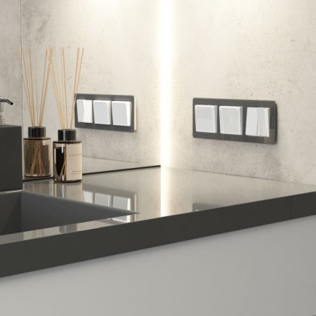 Розетка Встраиваемые механизмы белые акриловые W1171241