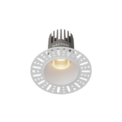 Встраиваемый светильник Maytoni Technical DL124-10W-3K-TRS-W