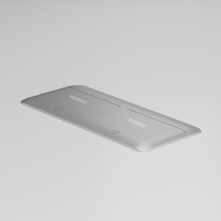 Лючки для розеток Werkel W8078065 серебряный