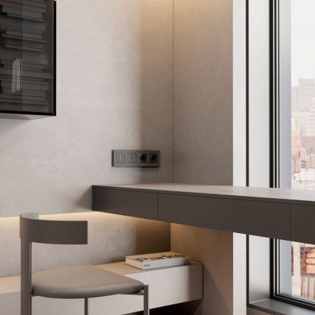 Рамка Slab бронза софт W0042963