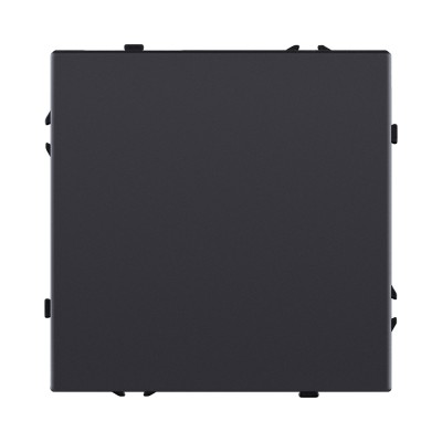 Выключатель 1-клавишный перекрестный 10А/250В, черный матовый Kollinger Eclipse EC-003BK