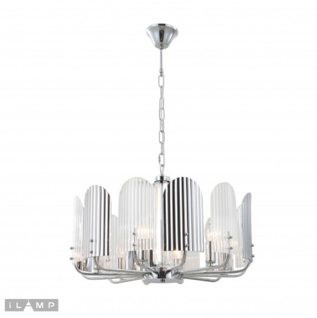 Подвесная люстра iLamp 15571-6 CR+MULT