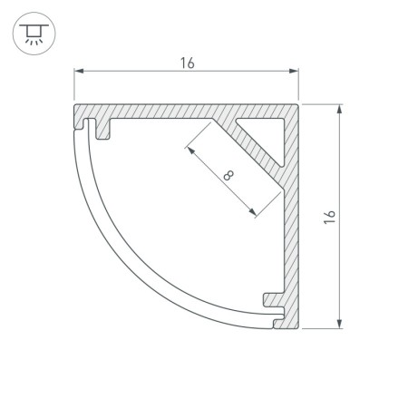Профиль Arlight 037117