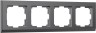 Рамка Stark графит матовый W0041864