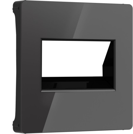 Накладка на механизм Встраиваемые механизмы черные акриловые W1191148