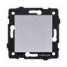 Выключатель кнопочный 1-клавишный 10А/250В, серый Kollinger REA-S-005GY для Aspekt, Eleganz, Reflex