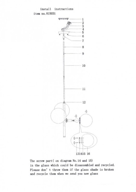 Подвесная люстра Lightstar 815031