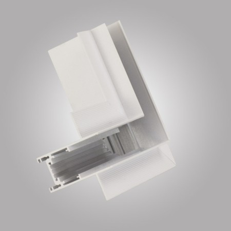 Коннектор угловой  MAGNET AM402 LL-20С90° горизонтальный WH