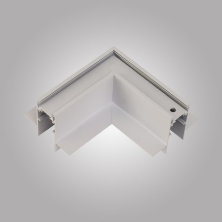 Коннектор угловой  MAGNET AM402 LL-20С90° горизонтальный WH