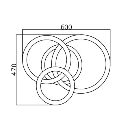 Накладная люстра Escada 10231/3LED