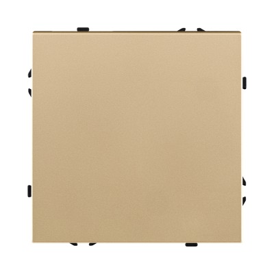 Выключатель 1-клавишный перекрестный 10А/250В, золотой Kollinger Eclipse EC-003GD