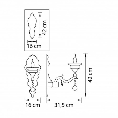 Бра Lightstar 695612