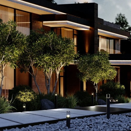 Грунтовый светильник Elektrostandard Hidden LED (35166/F) черный