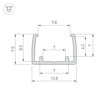 Профиль Arlight 032363