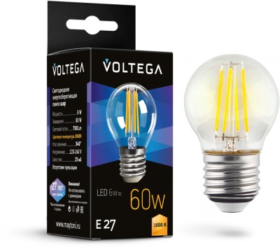 Лампочка светодиодная Globe E27 6W 7215