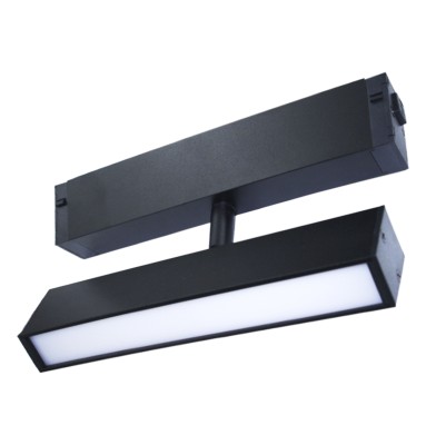 Светильник CCT линейный рассеянного света поворотный для трековой системы SMART LINE 220В, 9Вт, Черный IL.0050.5001-9-CCT-BK