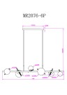 Подвесная люстра MyFar MR2076-6P