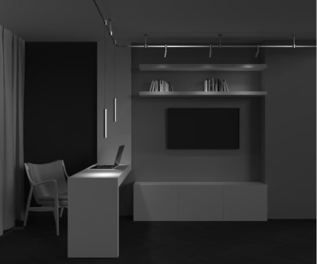 Светильник на шине Maytoni Technical TR155-1-5W4K-PT