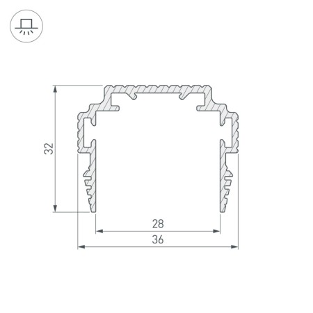 Профиль Arlight 035011