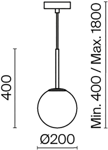 Подвесной светильник Basic form MOD321PL-01W1