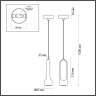 Подвесной светильник Pietra 7010/1A