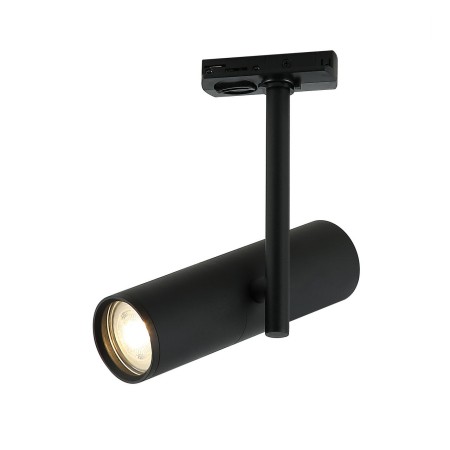 Светильник спот GU10 для трековой системы 1 фазный трек 220В, макс 50Вт, Черный IL.0010.0012 BK