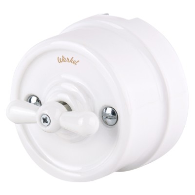 Выключатель Накладные ретро механизмы Ретро белые W5620001