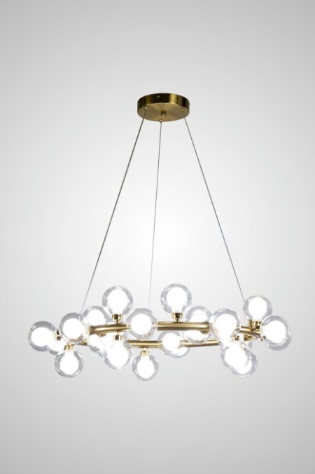 Подвесная люстра  AM470 D700 POLISHED GOLD
