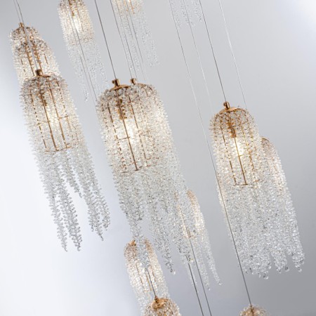 Каскадная люстра MODELUX ML.6688.25 GD