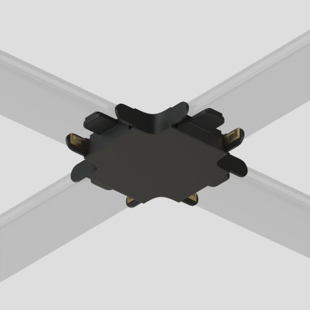 Соединитель для шинопровода Denkirs TR5234-BK