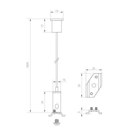 Подвесной комплект Arlight 033252